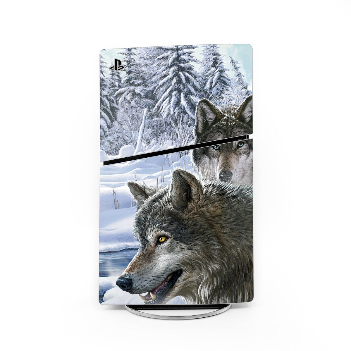 Snow Wolves - Sony PS5 Slim Skin