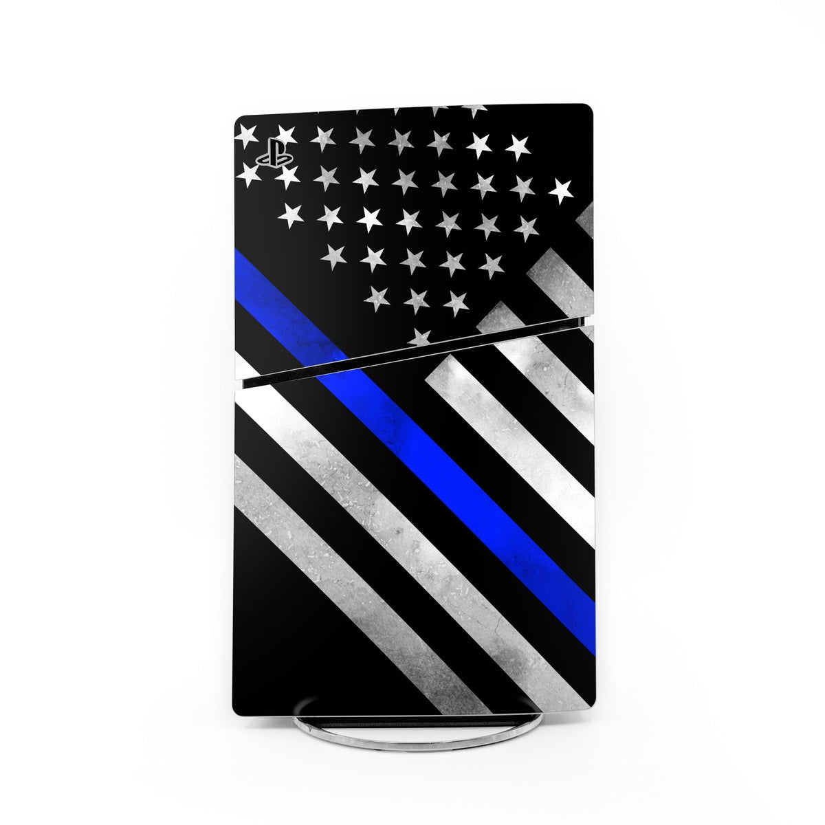 Thin Blue Line Hero - Sony PS5 Slim Skin