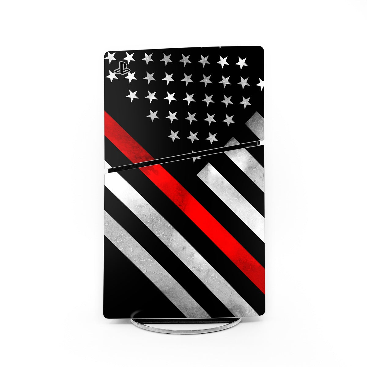 Thin Red Line Hero - Sony PS5 Slim Skin