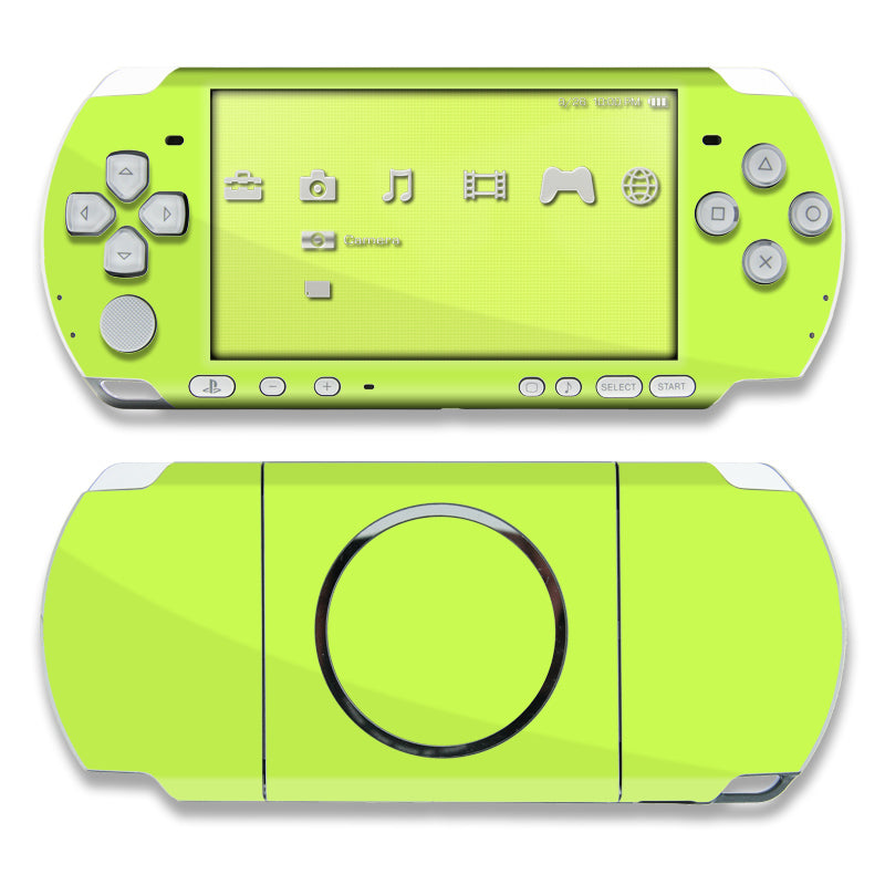 Solid State Lime - Sony PSP 3000 Skin