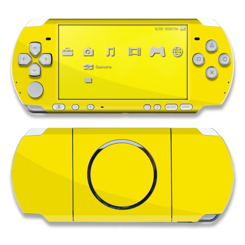 Solid State Yellow - Sony PSP 3000 Skin