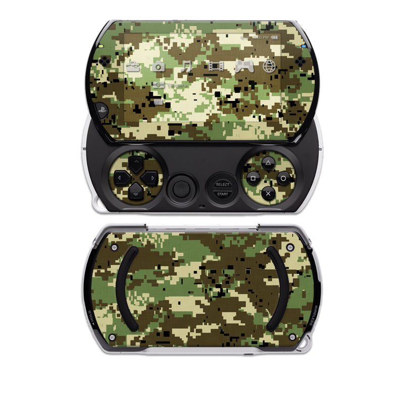 Digital Woodland Camo - Sony PSP Go Skin