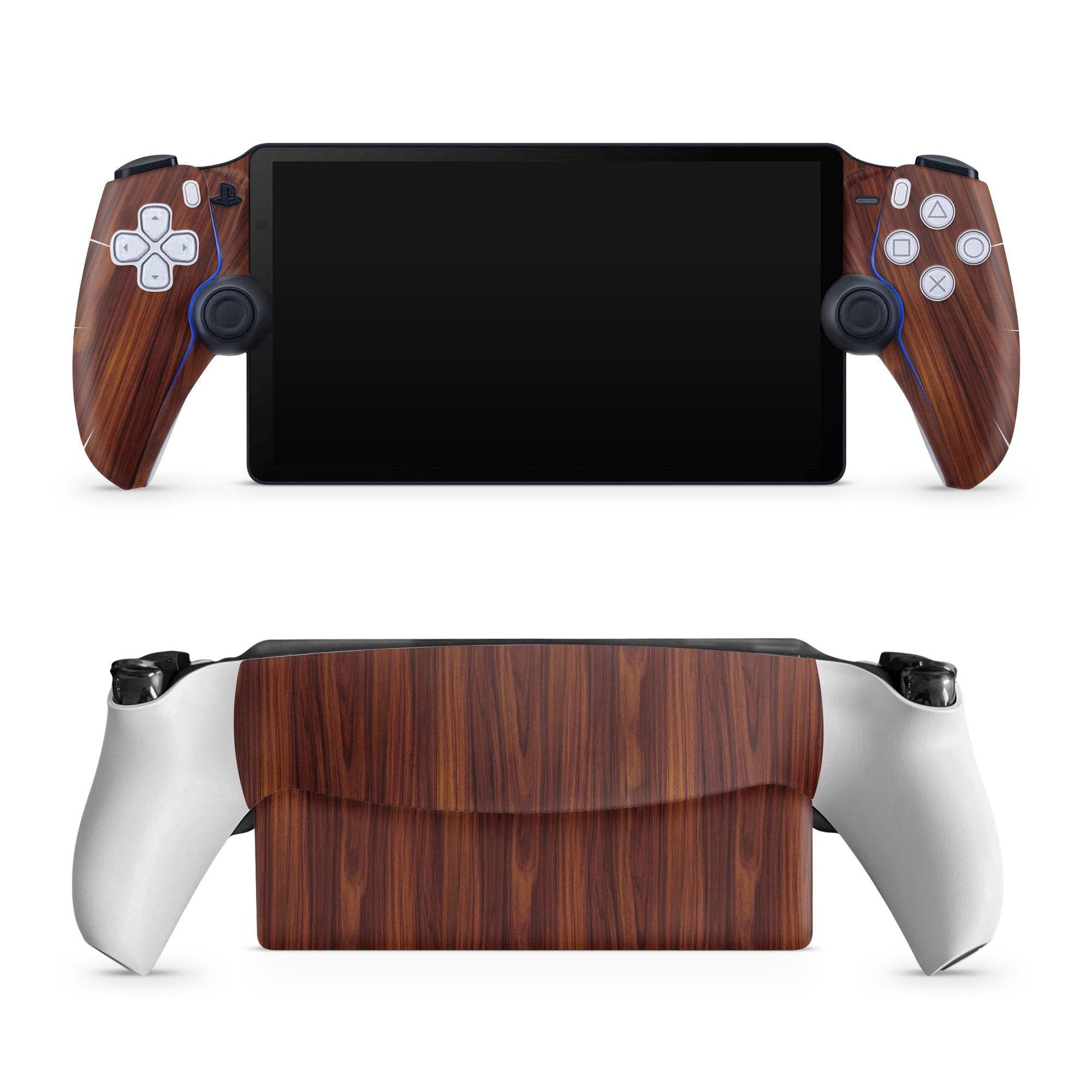 Dark Rosewood - Sony PlayStation Portal Skin