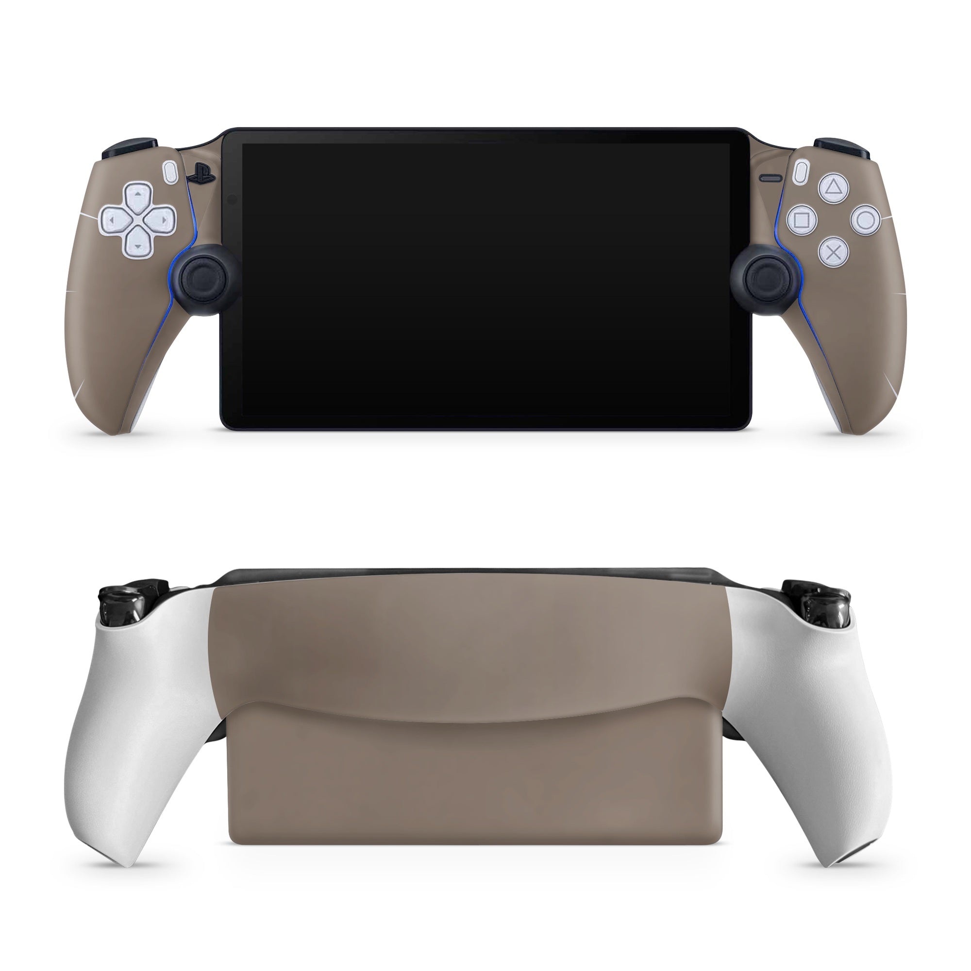 Solid State Flat Dark Earth - Sony PlayStation Portal Skin