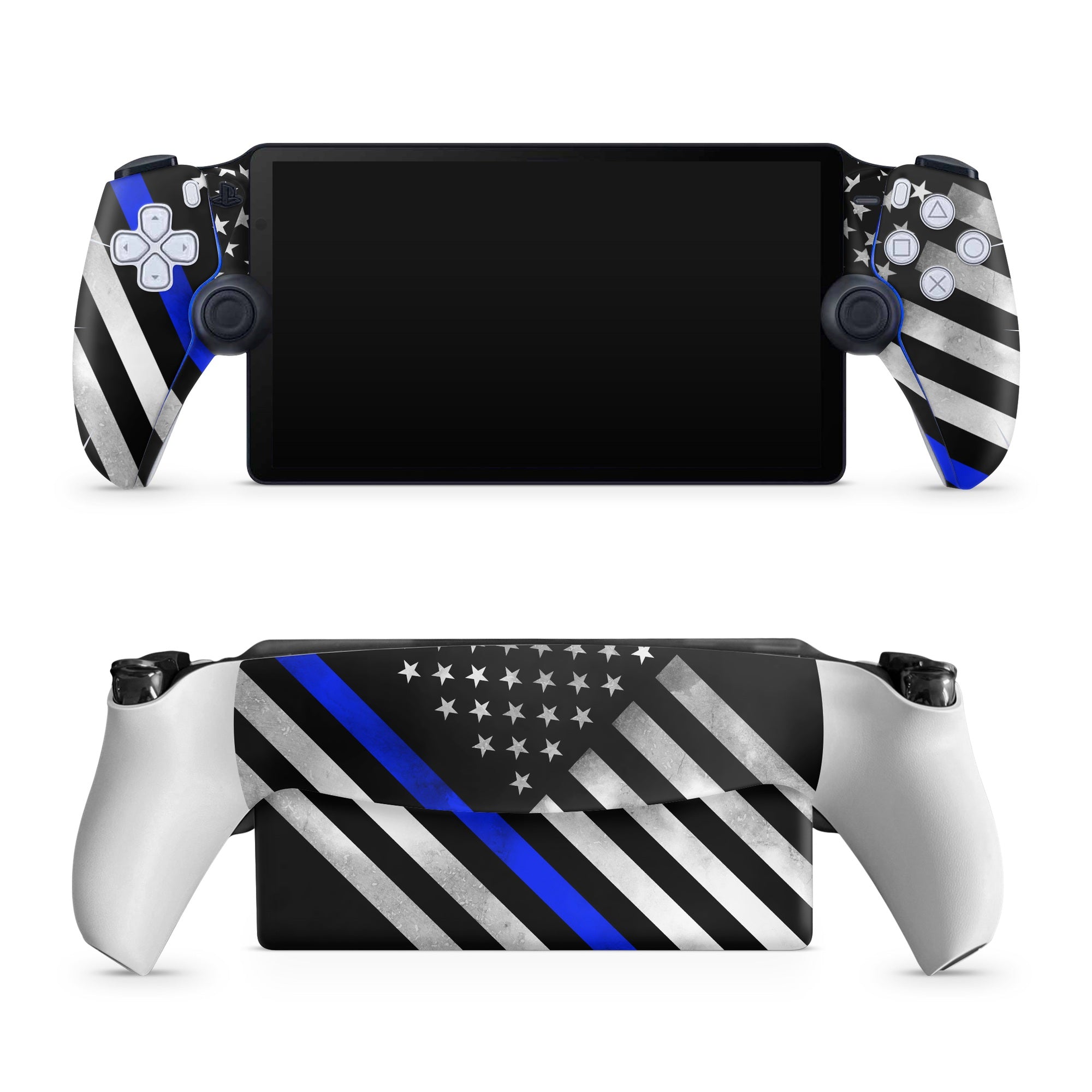 Thin Blue Line Hero - Sony PlayStation Portal Skin