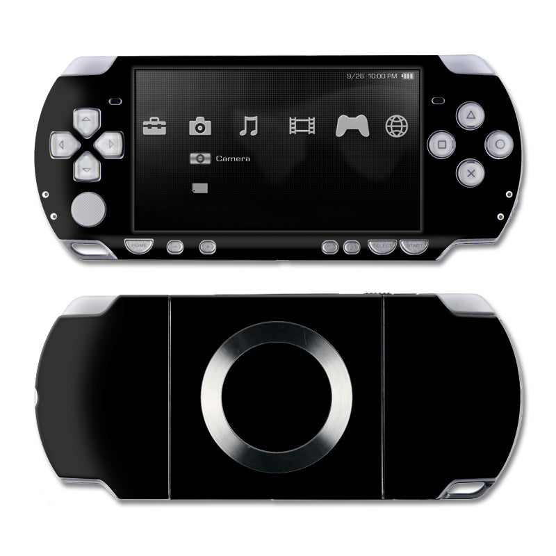 Solid State Black - Sony PSP Slim Skin