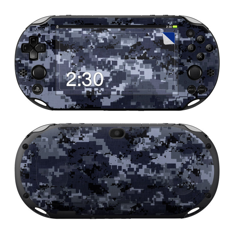 Digital Navy Camo - Sony PS Vita 2000 Skin