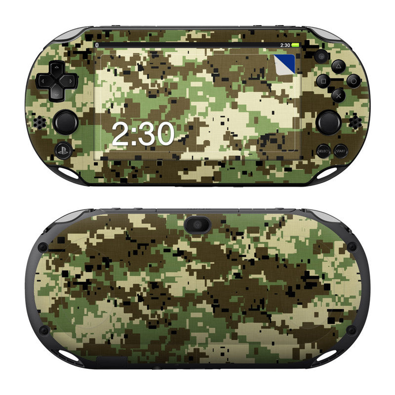 Digital Woodland Camo - Sony PS Vita 2000 Skin