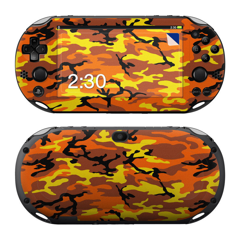 Orange Camo - Sony PS Vita 2000 Skin