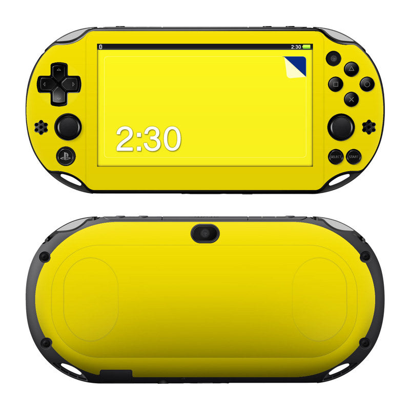 Solid State Yellow - Sony PS Vita 2000 Skin