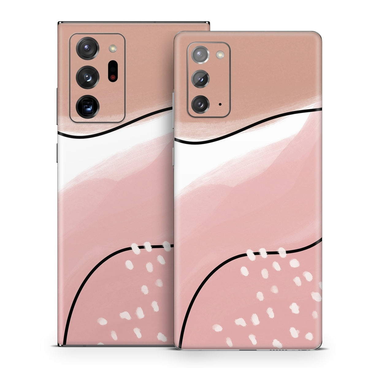 Abstract Pink and Brown - Samsung Galaxy Note 20 Skin