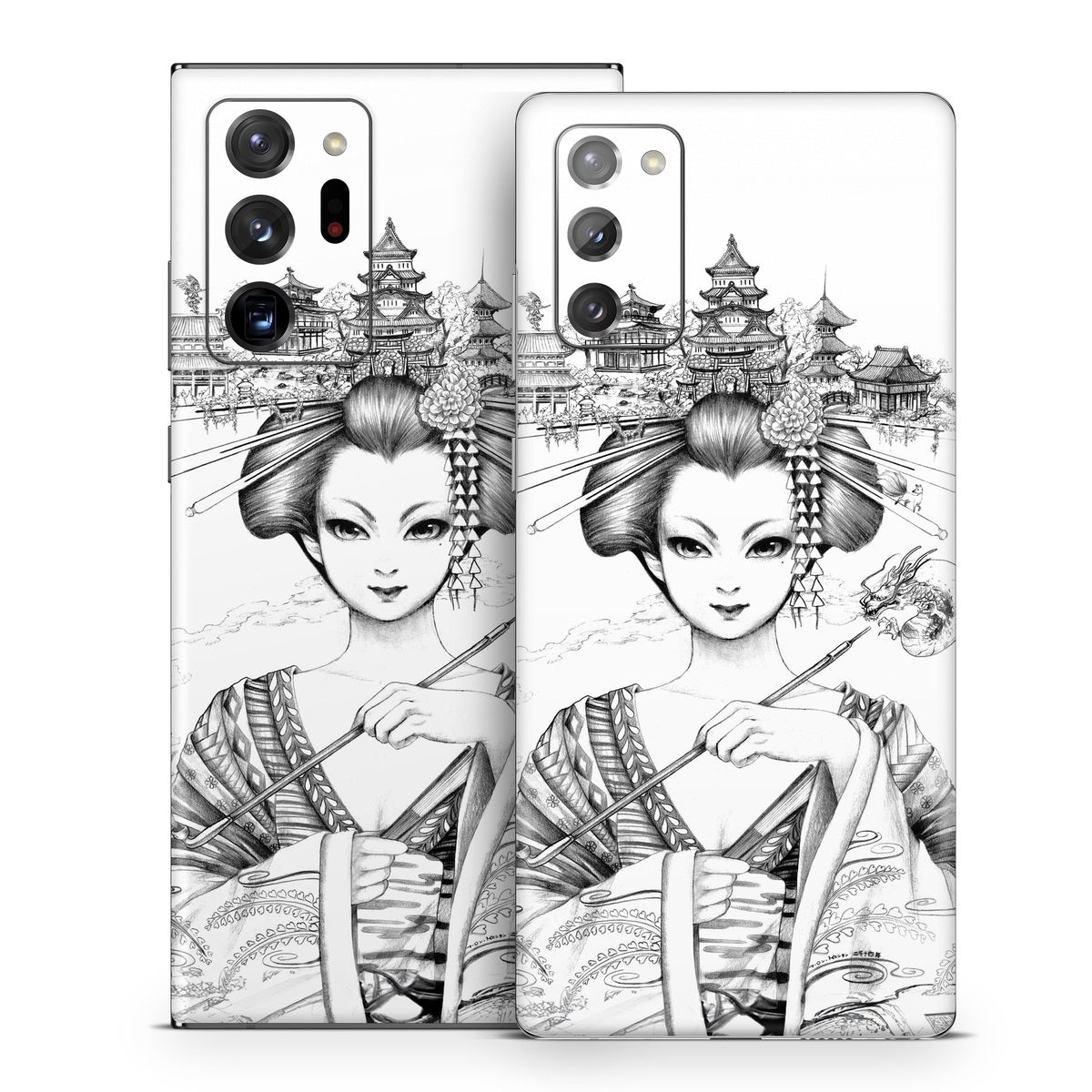 Geisha Sketch - Samsung Galaxy Note 20 Skin