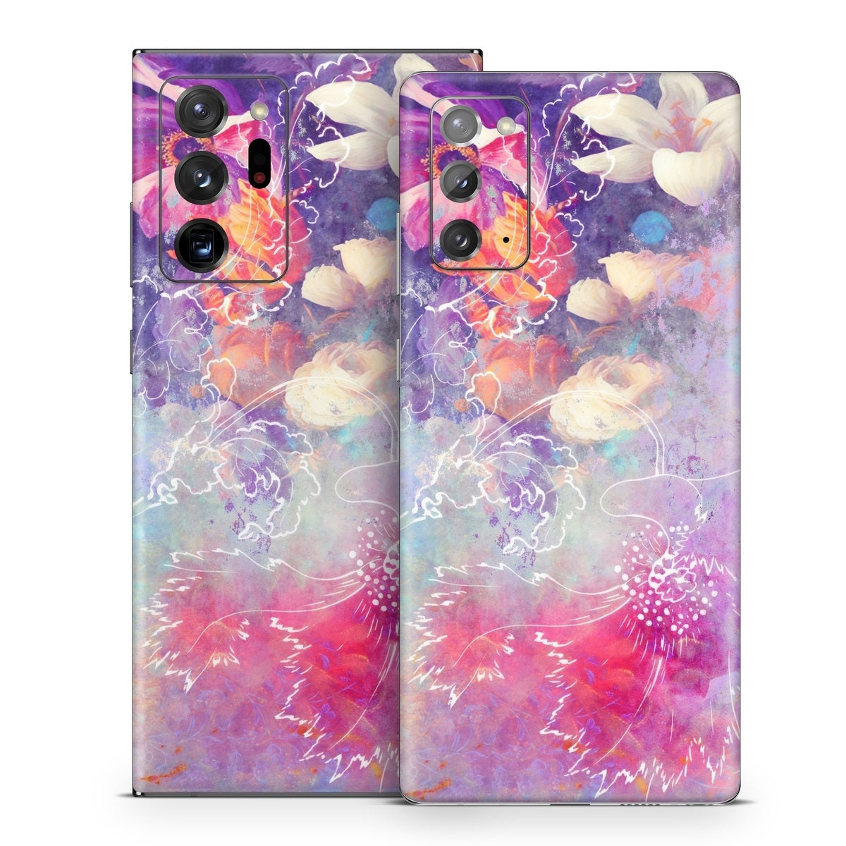 Sketch Flowers Lily - Samsung Galaxy Note 20 Skin