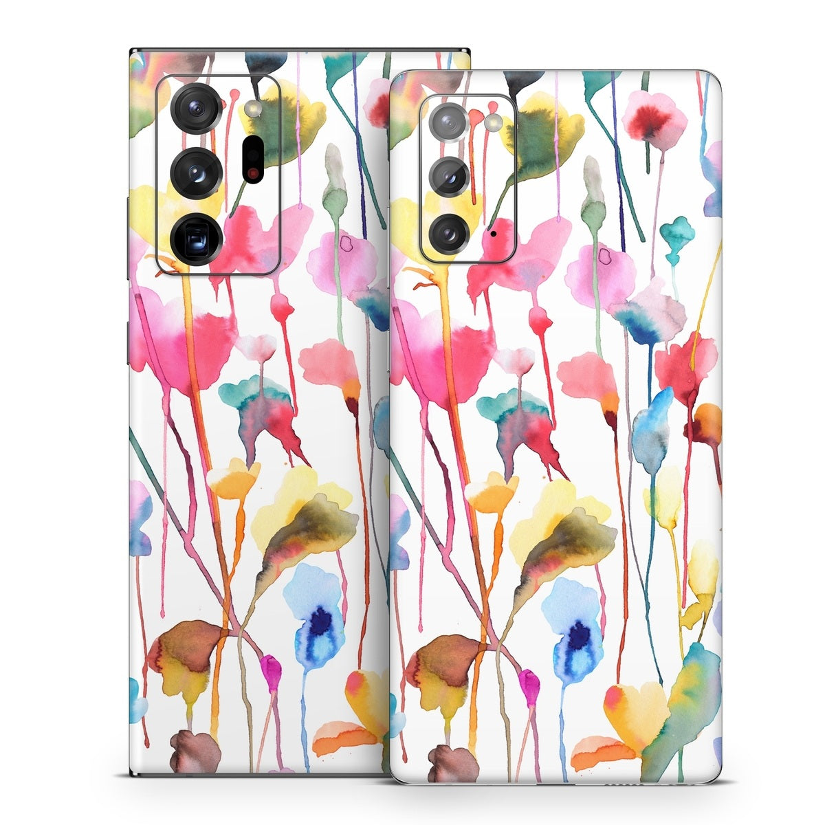 Watercolor Wild Flowers - Samsung Galaxy Note 20 Skin