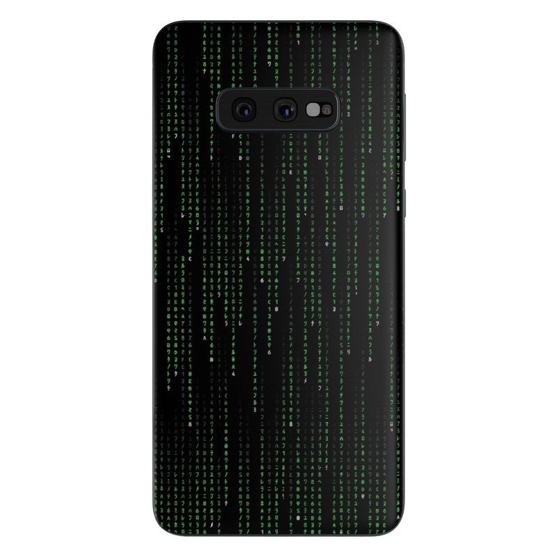 Matrix Style Code - Samsung Galaxy S10e Skin