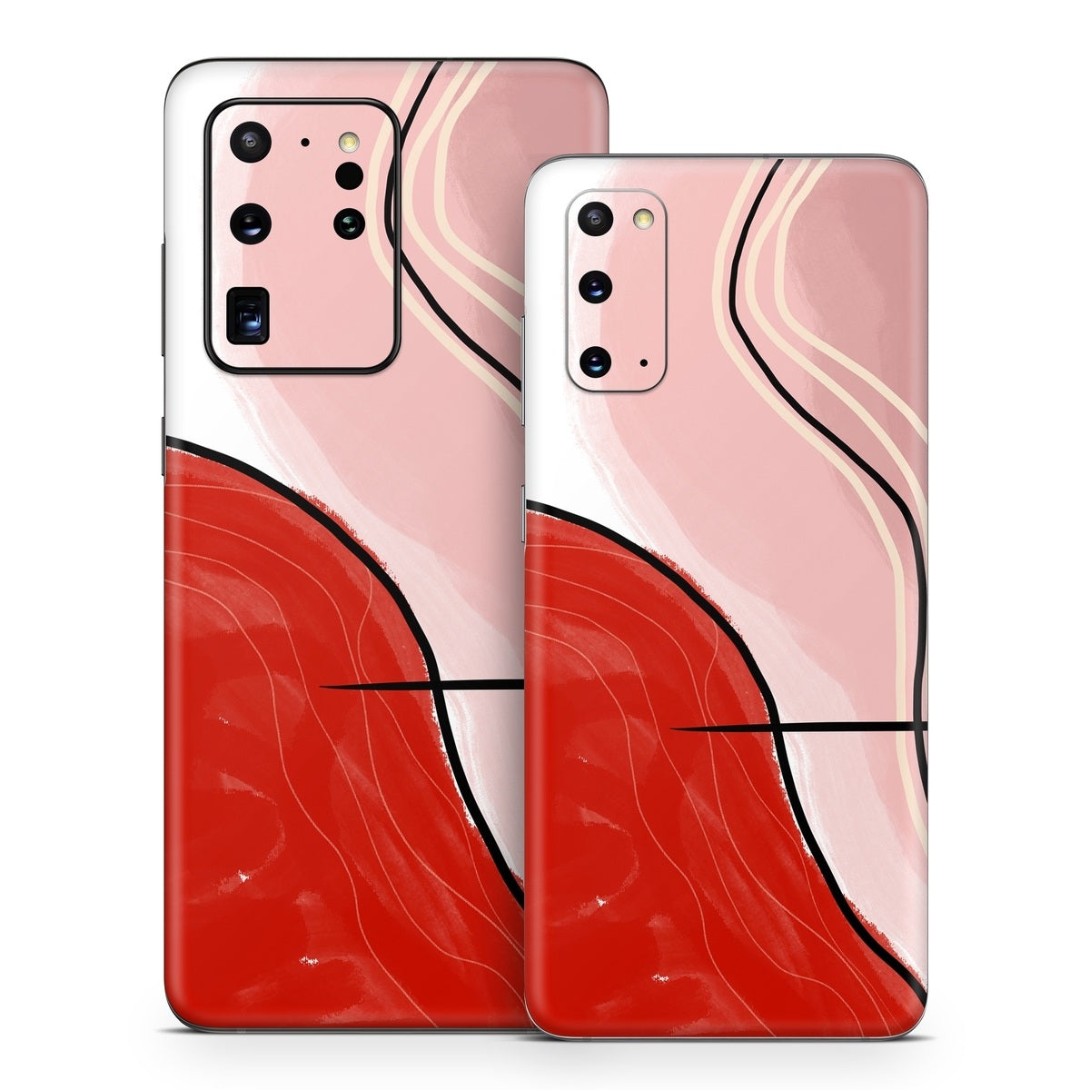 Abstract Red - Samsung Galaxy S20 Skin