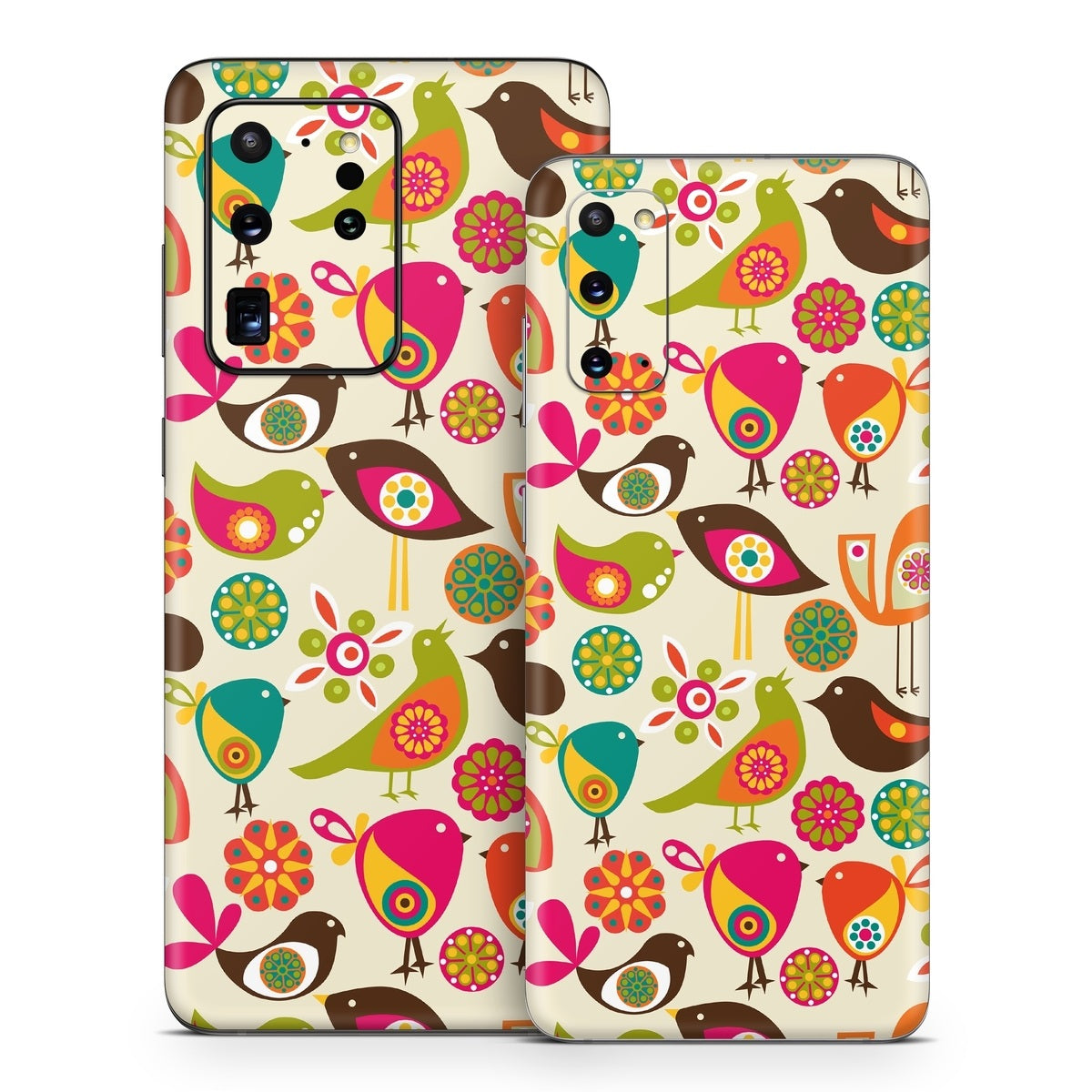 Bird Flowers - Samsung Galaxy S20 Skin