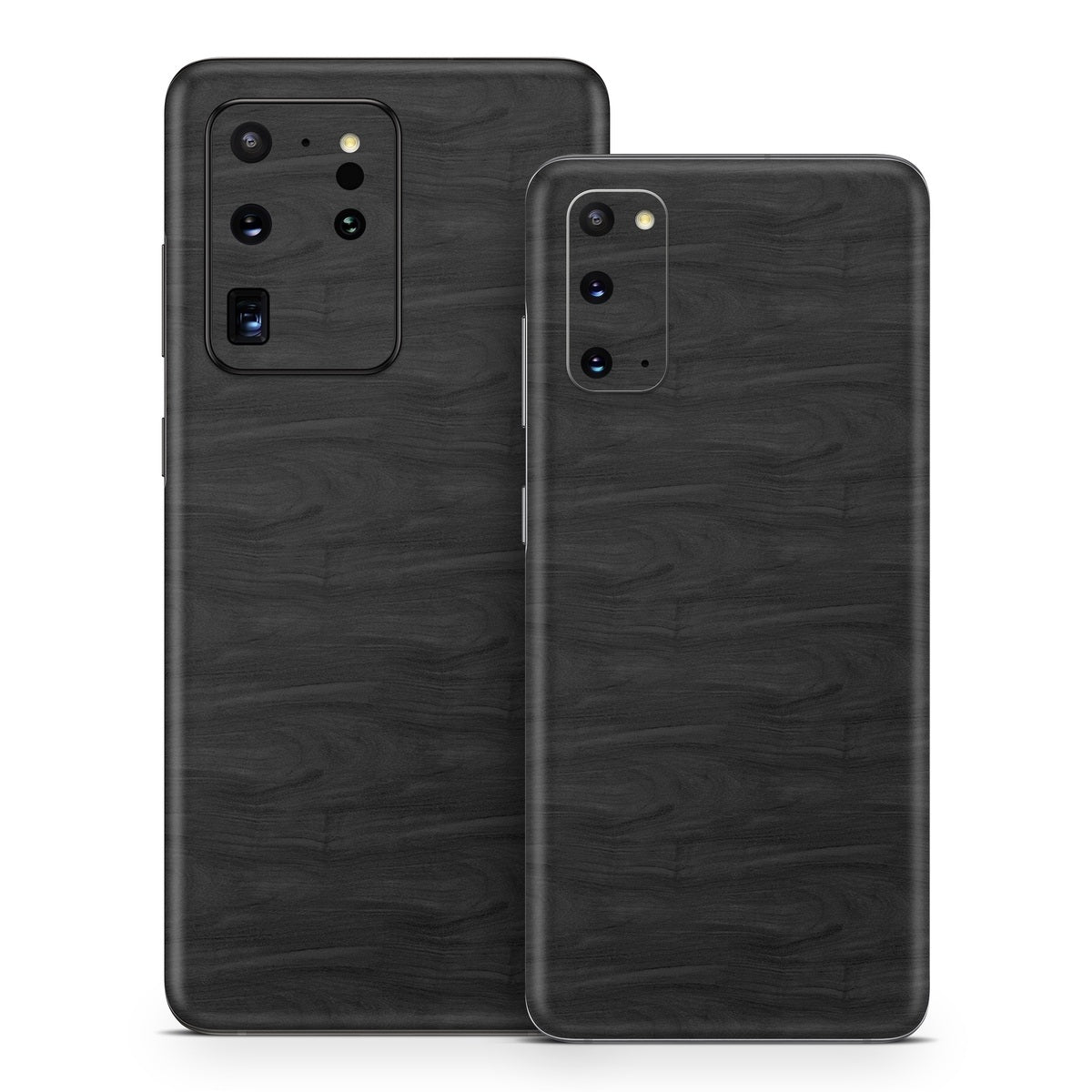 Black Woodgrain - Samsung Galaxy S20 Skin