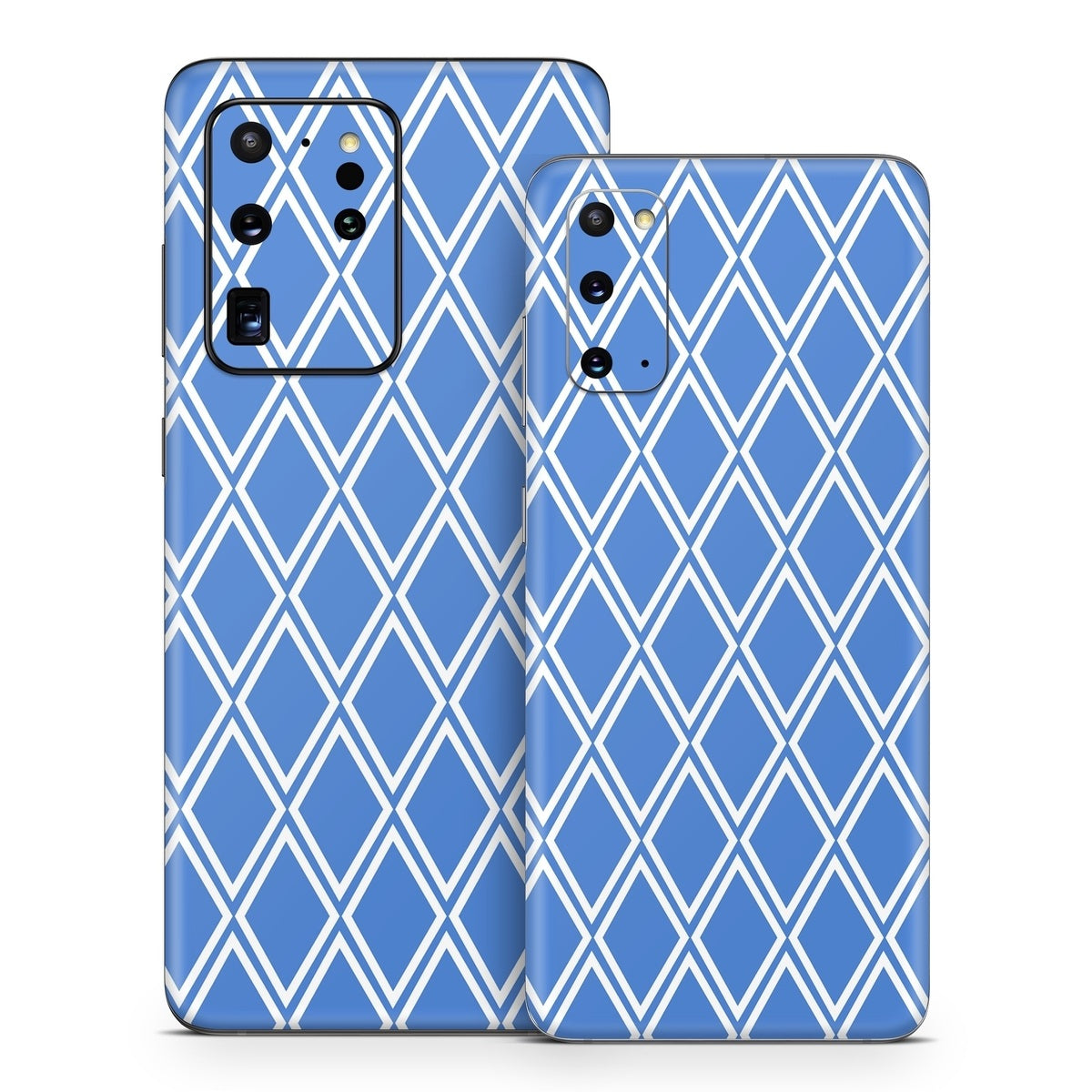 Blue Checks - Samsung Galaxy S20 Skin