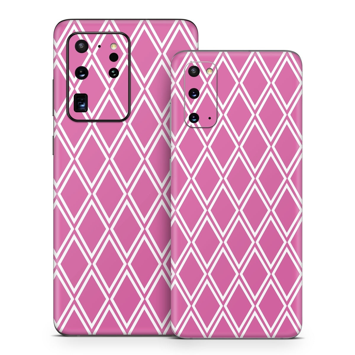 Pink Checks - Samsung Galaxy S20 Skin