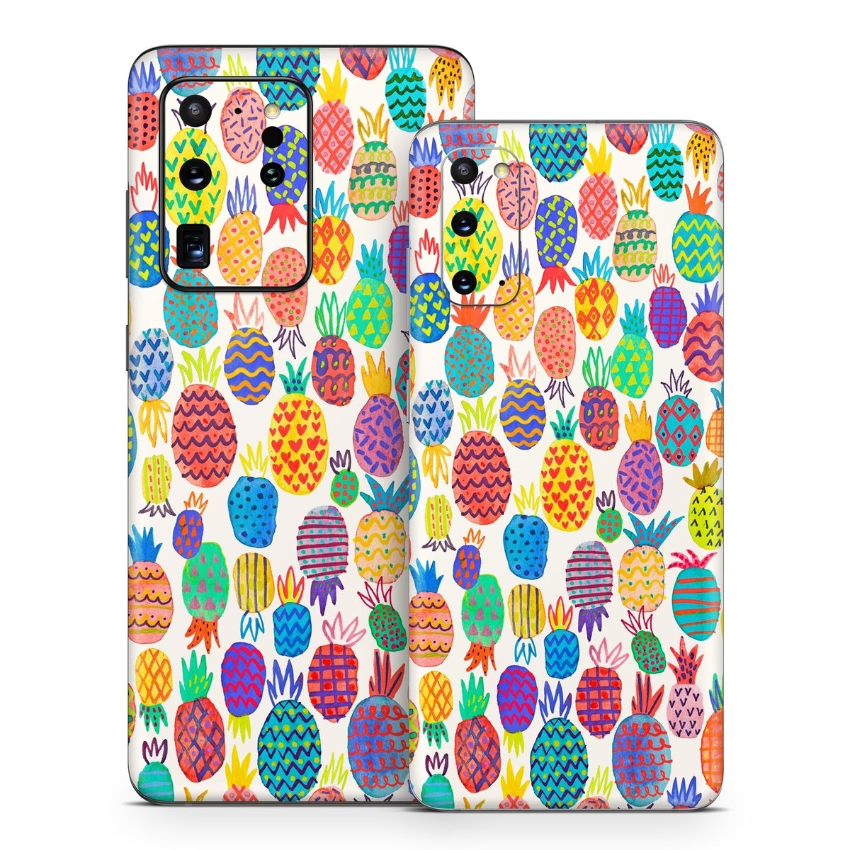 Colorful Pineapples - Samsung Galaxy S20 Skin