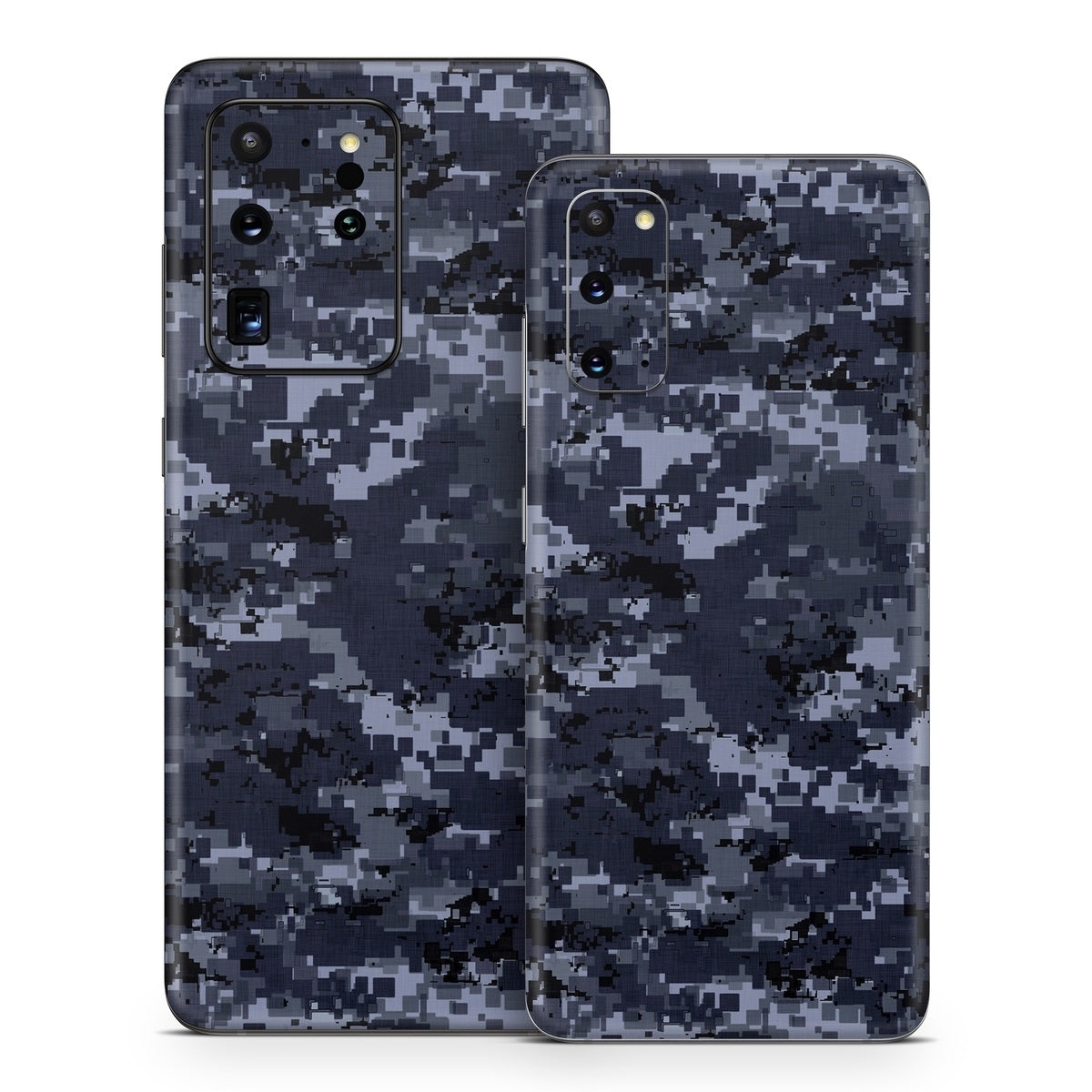 Digital Navy Camo - Samsung Galaxy S20 Skin