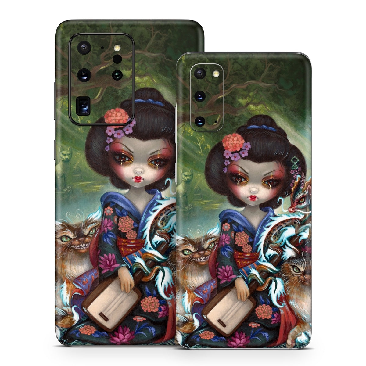 Kirin and Bakeneko - Samsung Galaxy S20 Skin