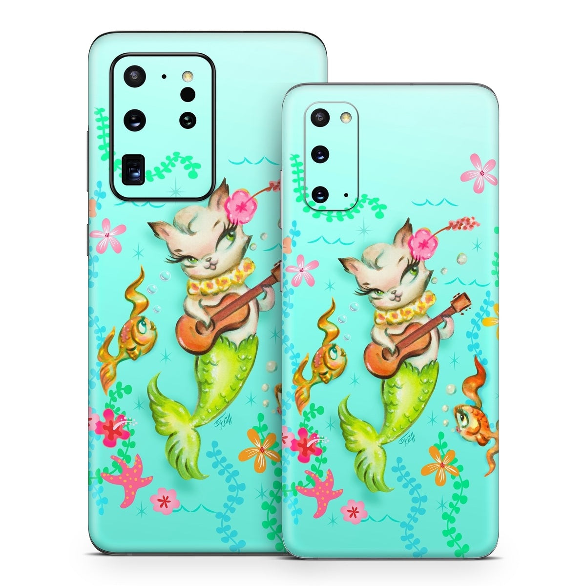 Merkitten with Ukelele - Samsung Galaxy S20 Skin