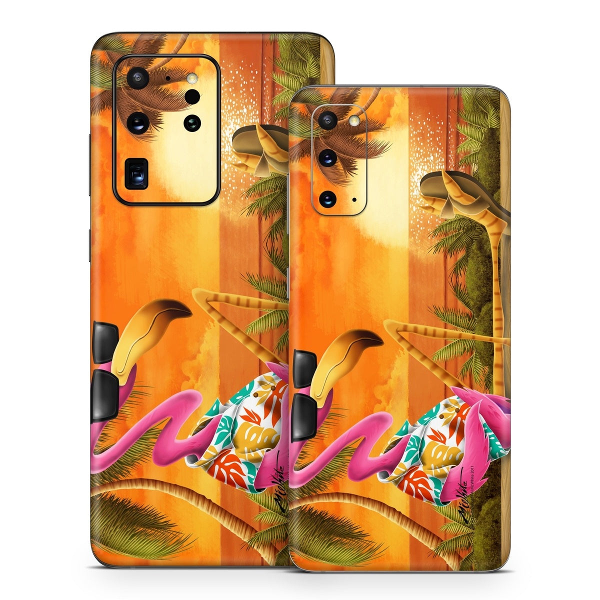 Sunset Flamingo - Samsung Galaxy S20 Skin