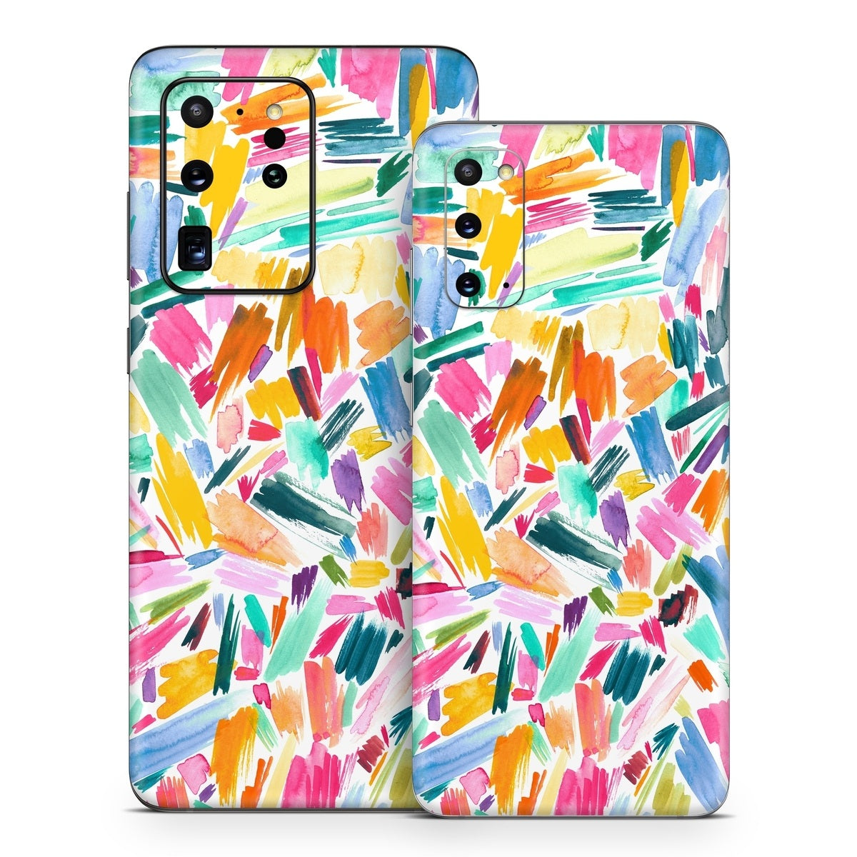 Watercolor Colorful Brushstrokes - Samsung Galaxy S20 Skin