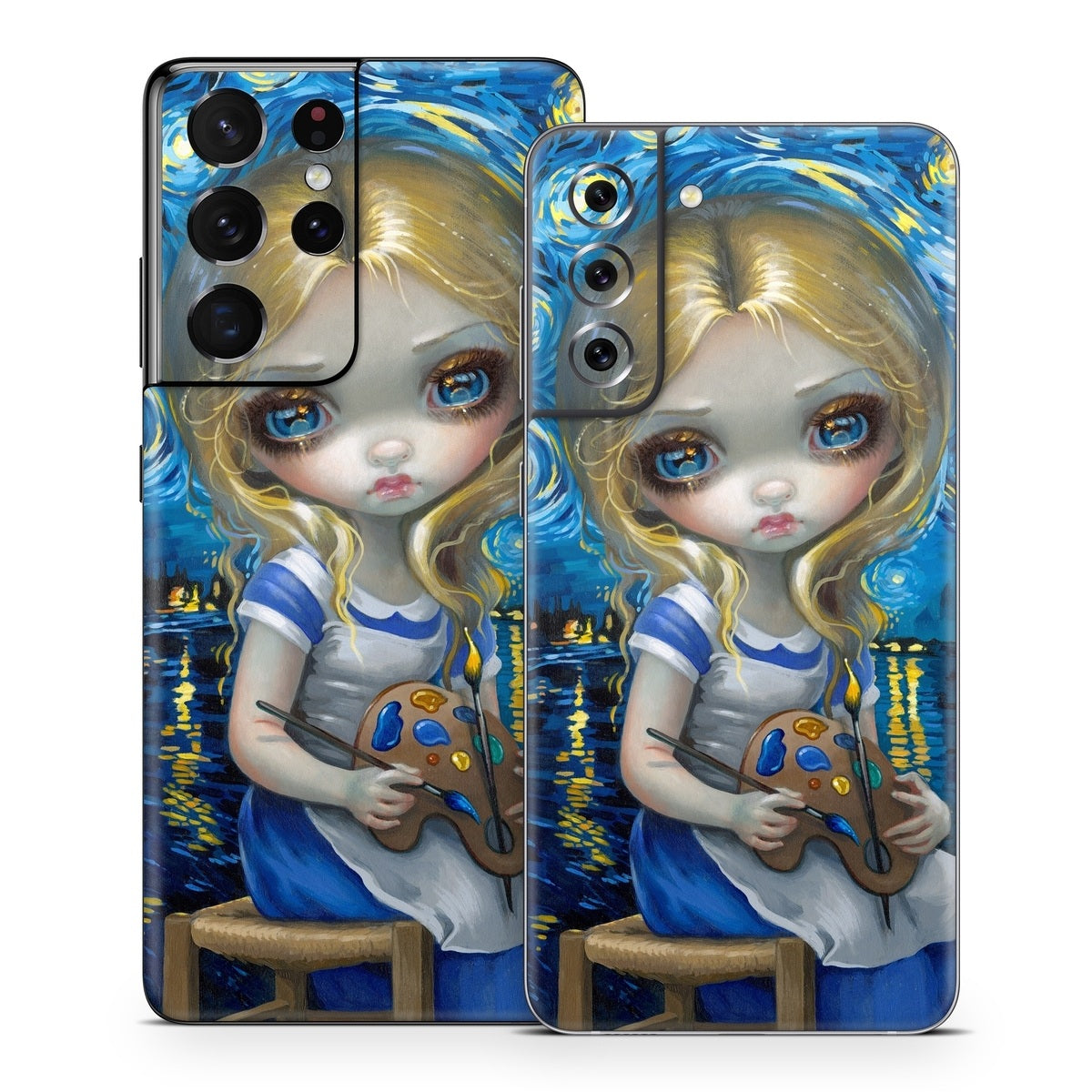 Alice in a Van Gogh - Samsung Galaxy S21 Skin