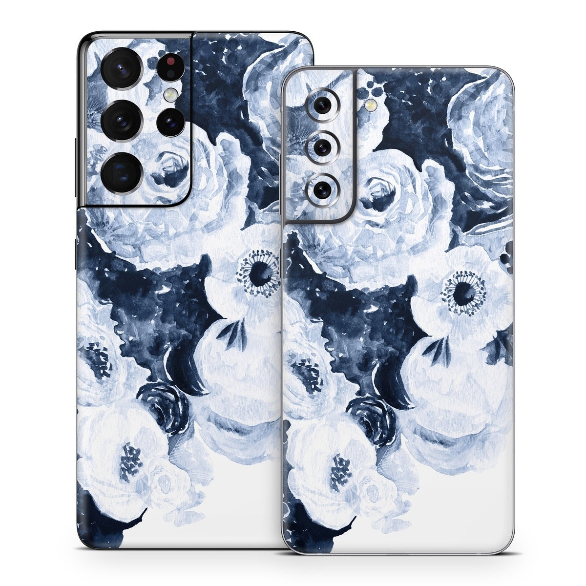 Blue Blooms - Samsung Galaxy S21 Skin