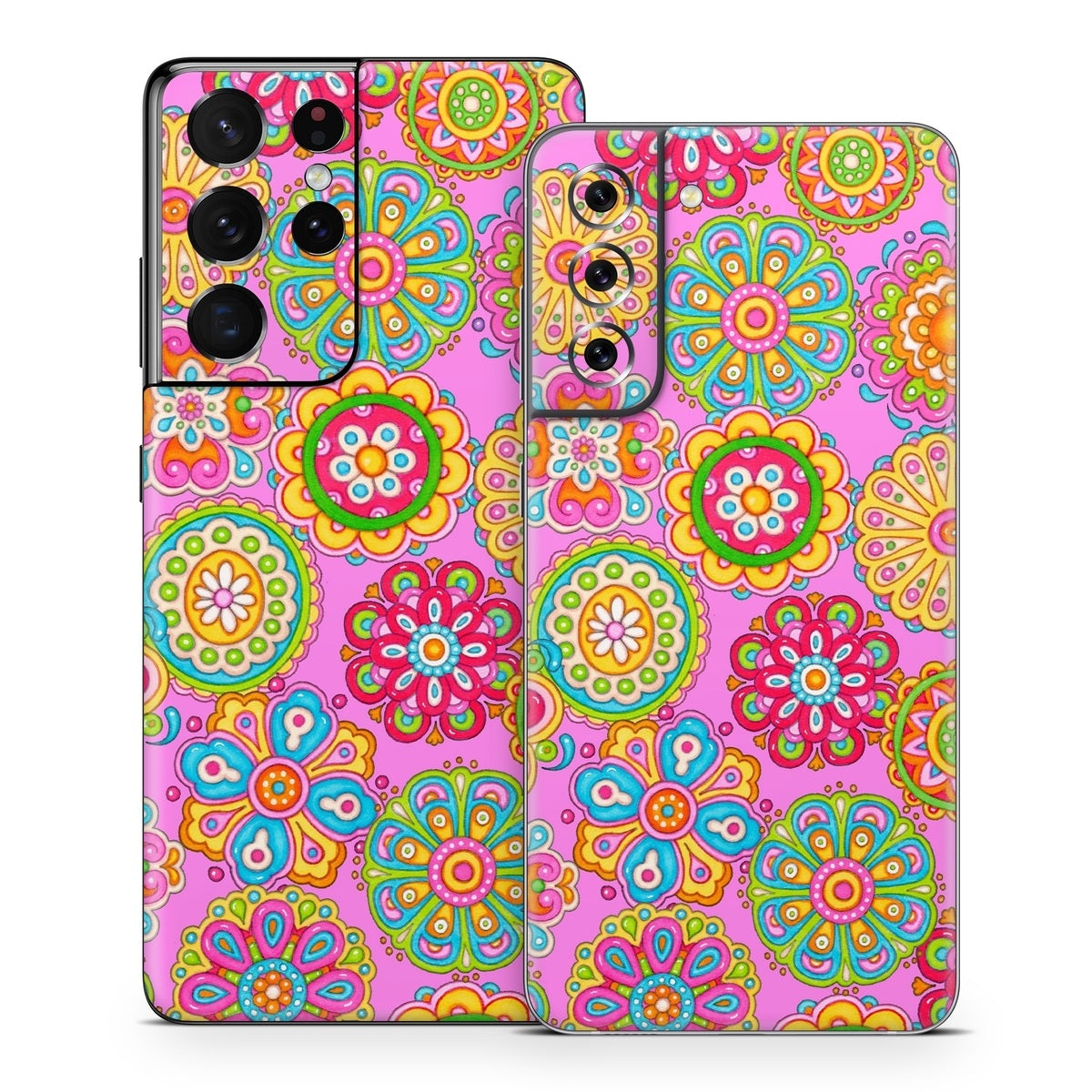 Bright Flowers - Samsung Galaxy S21 Skin