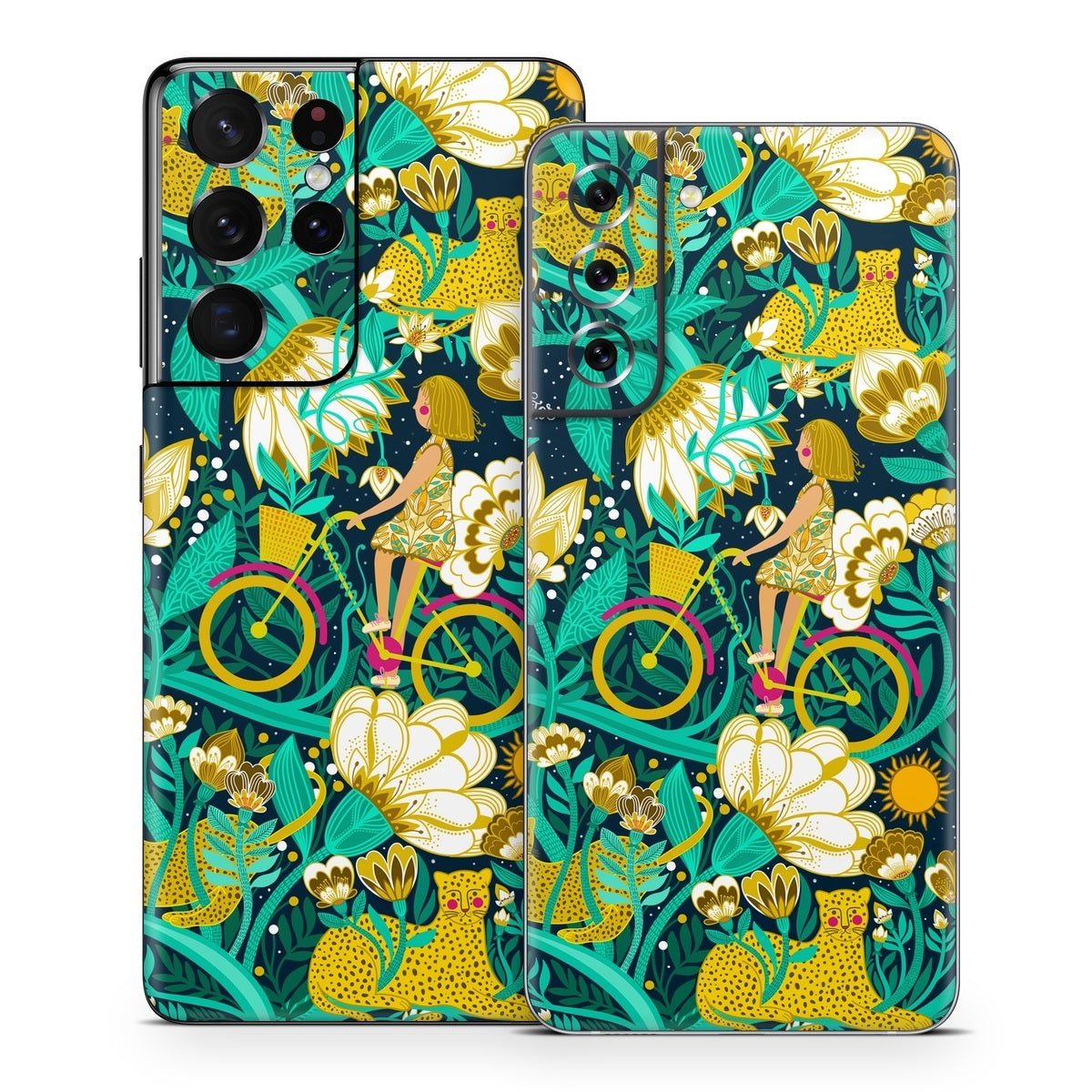 Cheetah Garden - Samsung Galaxy S21 Skin