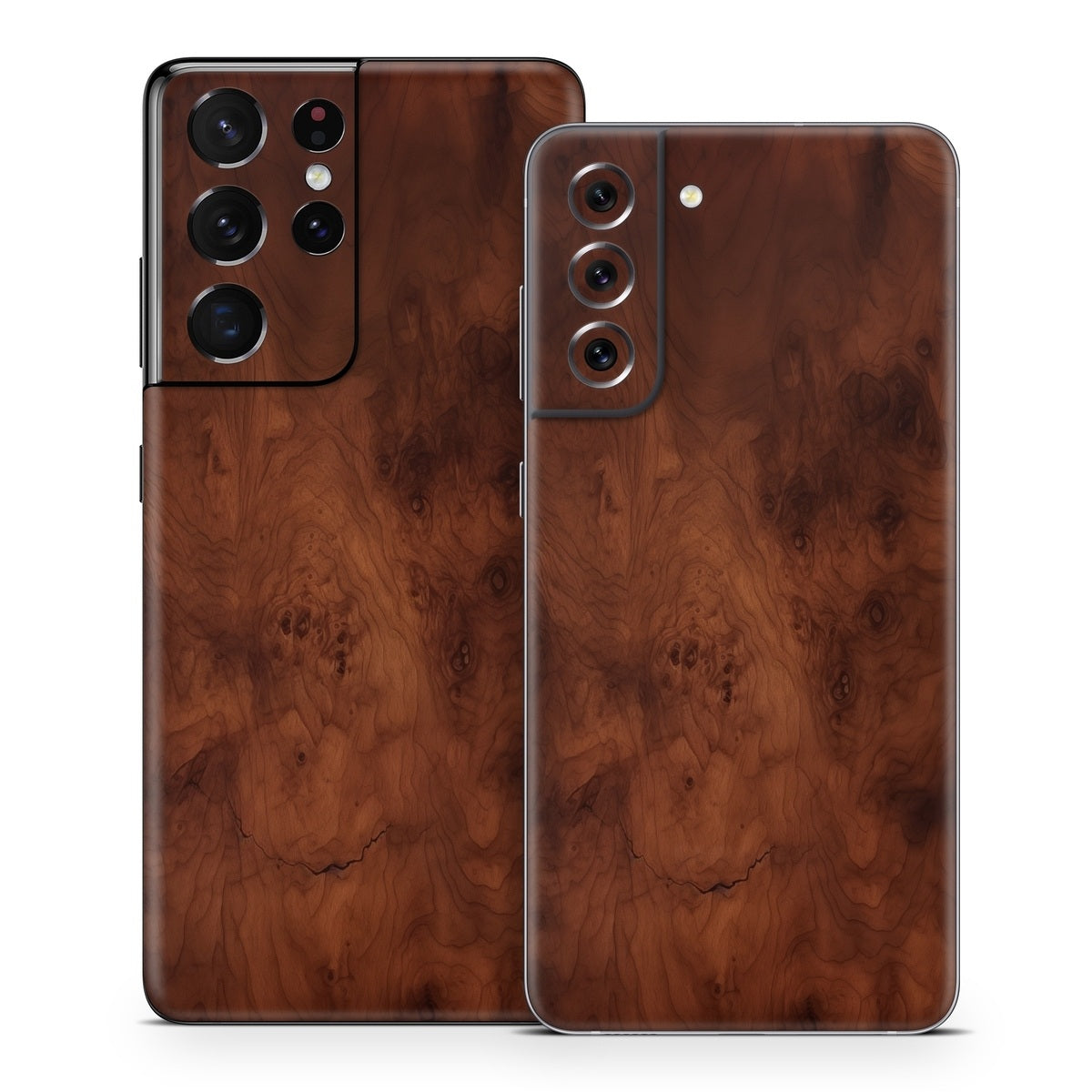 Dark Burlwood - Samsung Galaxy S21 Skin