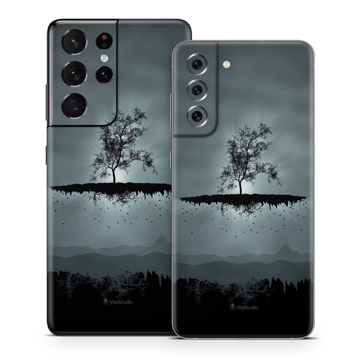 Flying Tree Black - Samsung Galaxy S21 Skin