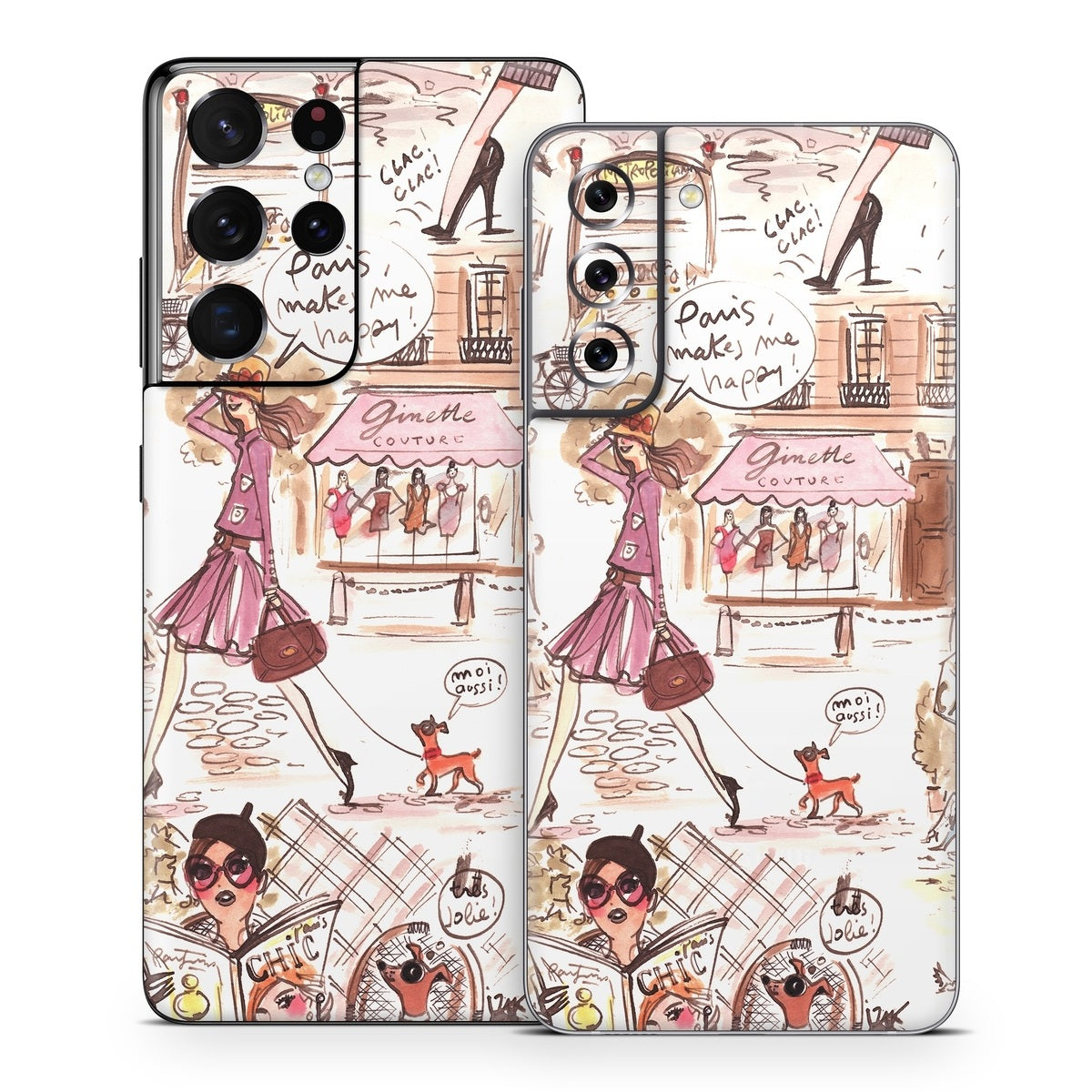 Paris Makes Me Happy - Samsung Galaxy S21 Skin