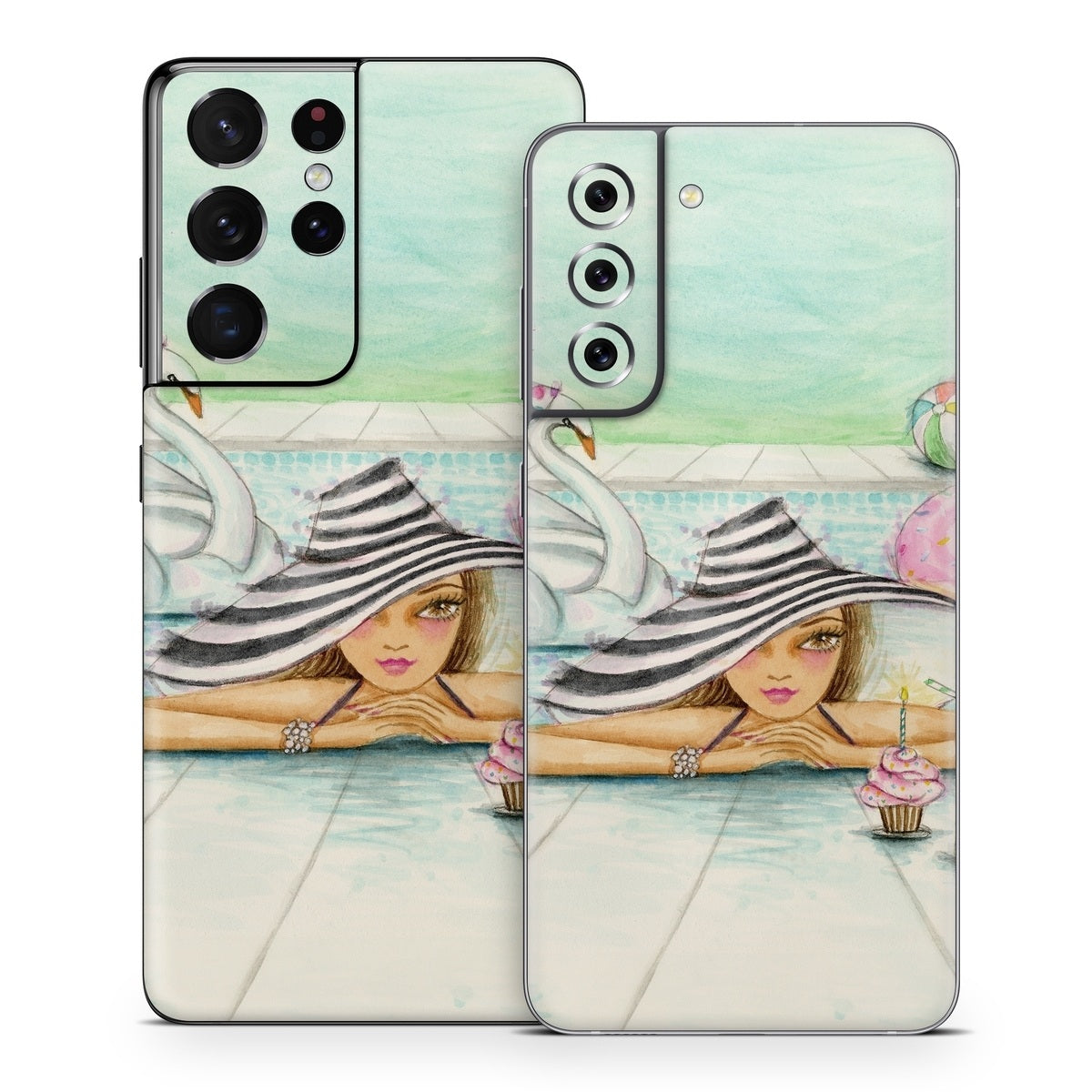 Delphine at the Pool Party - Samsung Galaxy S21 Skin