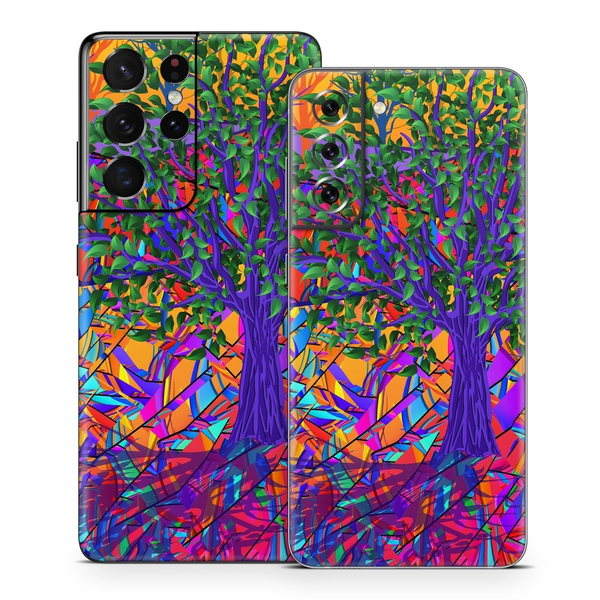 Stained Glass Tree - Samsung Galaxy S21 Skin