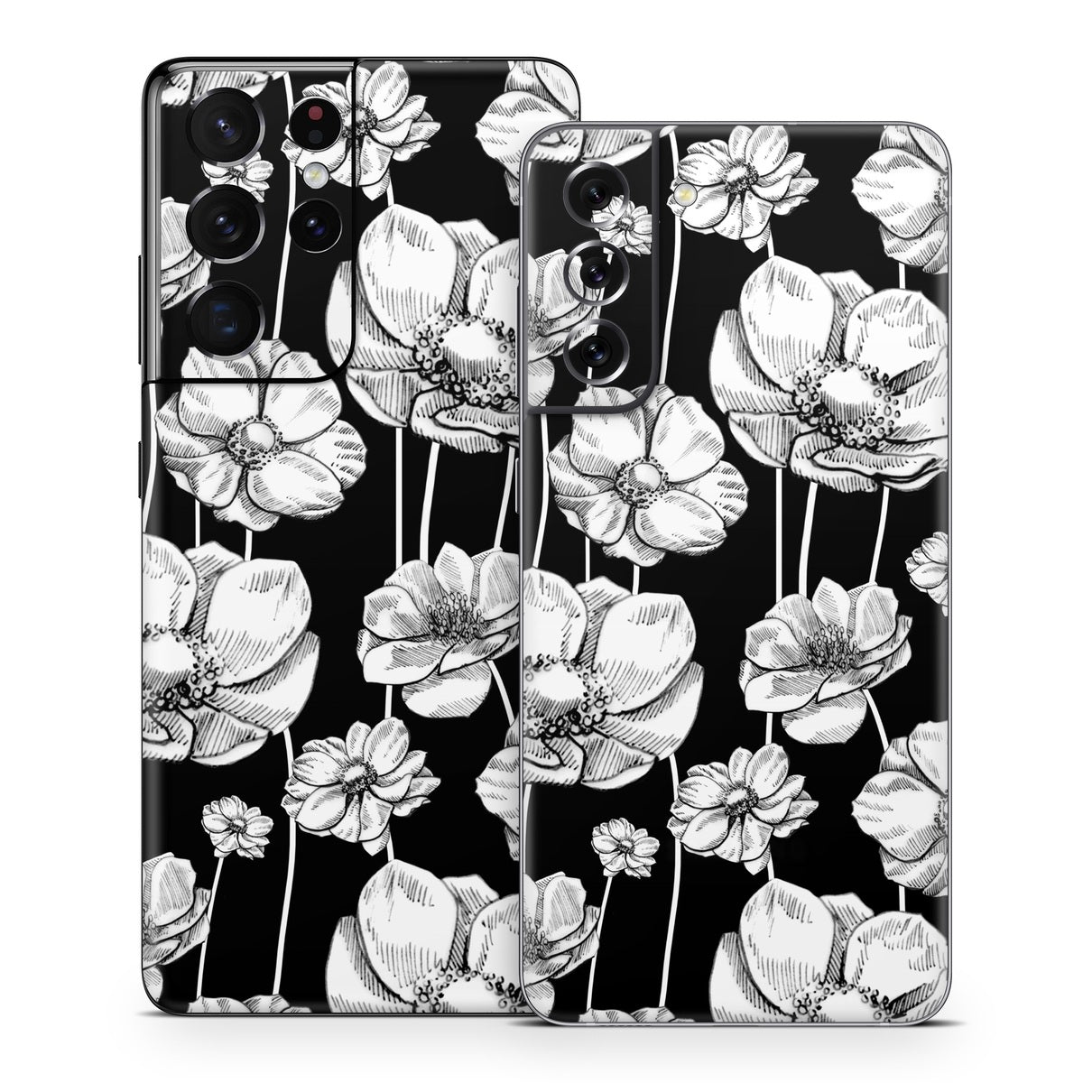 Striped Blooms - Samsung Galaxy S21 Skin