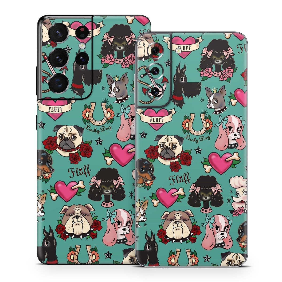 Tattoo Dogs - Samsung Galaxy S21 Skin