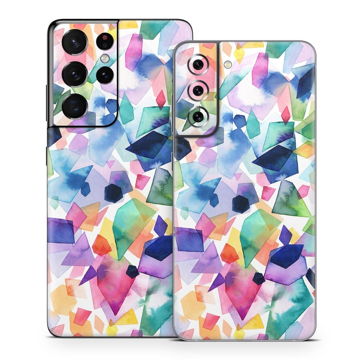 Watercolor Crystals and Gems - Samsung Galaxy S21 Skin