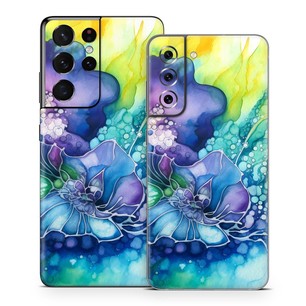 Watercolor Flora - Samsung Galaxy S21 Skin