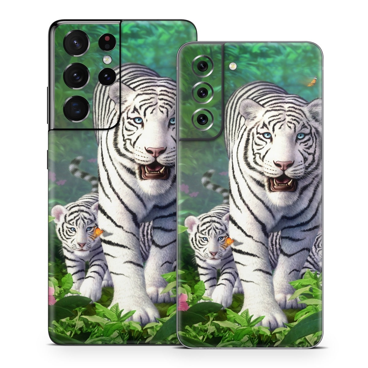 White Tigers - Samsung Galaxy S21 Skin