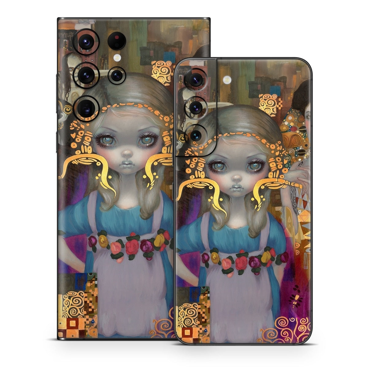 Alice in a Klimt Dream - Samsung Galaxy S22 Skin