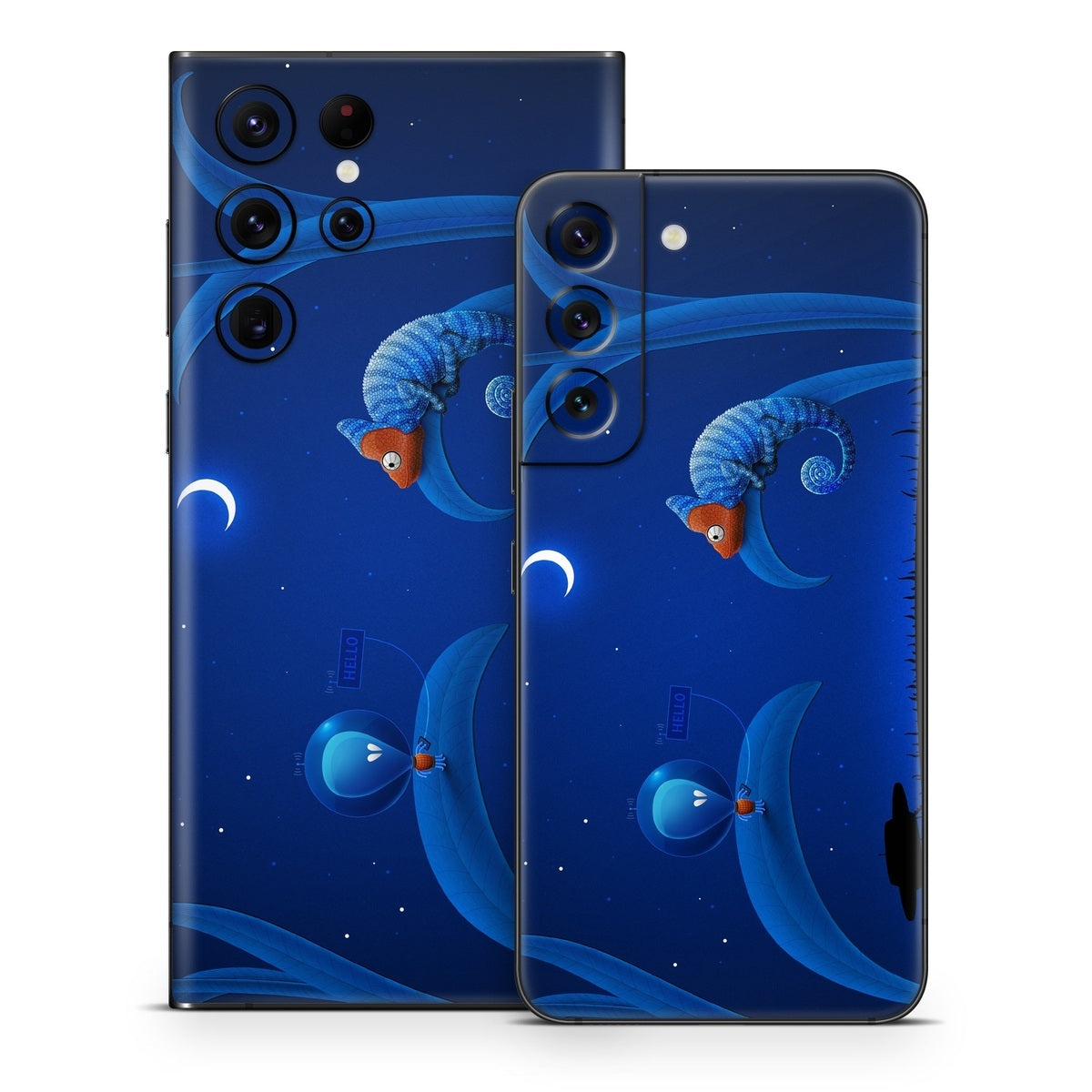 Alien and Chameleon - Samsung Galaxy S22 Skin