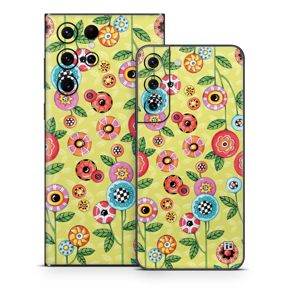 Button Flowers - Samsung Galaxy S22 Skin