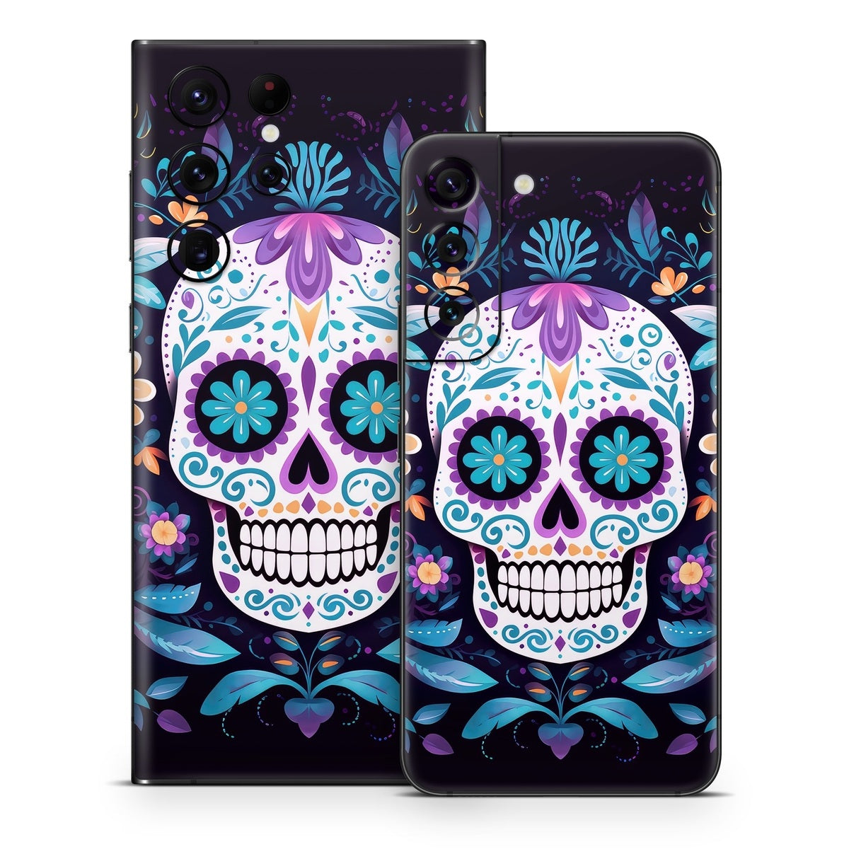 Calavera Azul - Samsung Galaxy S22 Skin