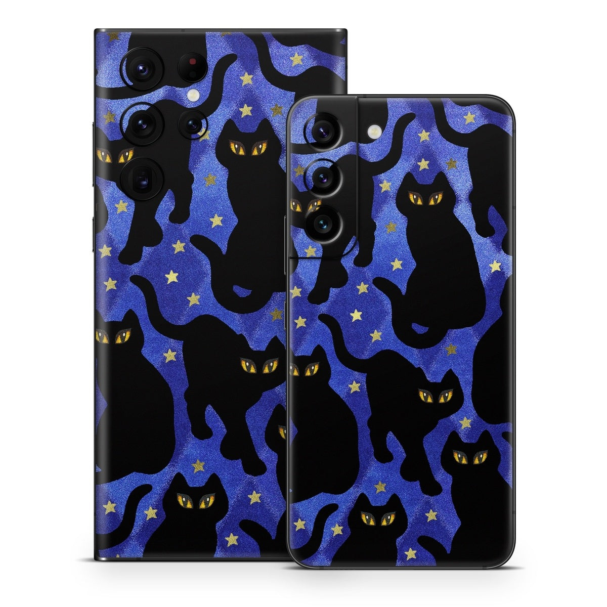 Cat Silhouettes - Samsung Galaxy S22 Skin