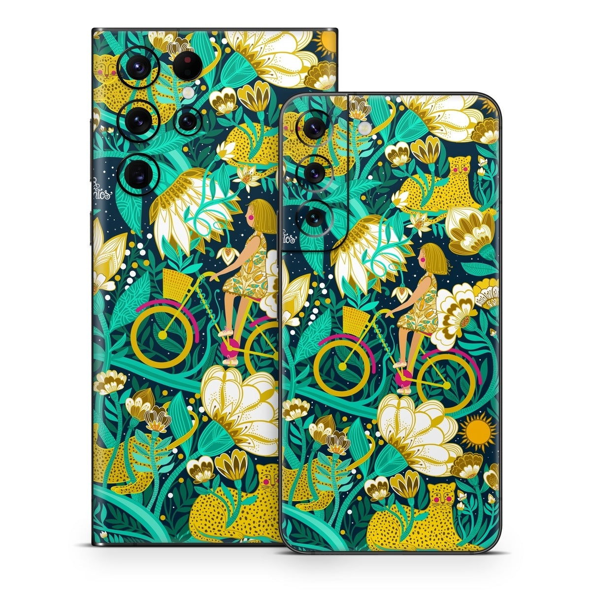 Cheetah Garden - Samsung Galaxy S22 Skin